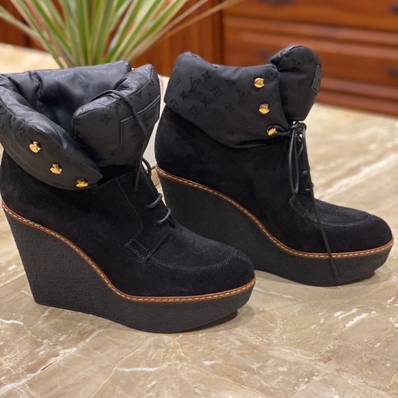 Louis Vuitton puffy wedge boots - Picture 2 of 11